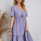 🎁Hot Sale 50% OFF⏳Retro V-neck Loose Casual Dress✨