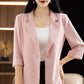 ✨ Thin Ice Silk Blazer for Women