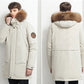 Ideal Gift for Him - Men's Fashion Casual Warm Hooded Coat