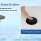 🔥50% OFF🔥 Hibbent Upgraded 3-in-1 Sink Drain Filter, Universal Pop-Up Stopper, Removable Stainless Steel Basket-Shaped Hair Catcher, Sink Stopper for 2.8–5.9 cm, Brass Cartridge, Matte Black