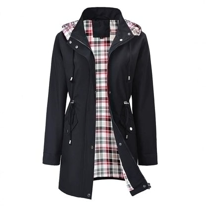 🍂Autumn Hot Sale 49%💗🧥Ultimate Plaid Waterproof Jacket for Women🍃