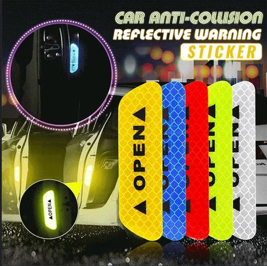 ✨Buy 1 Get 1 Free🚗Car Anti-collision Reflective Warning Sticker (4 PCS)
