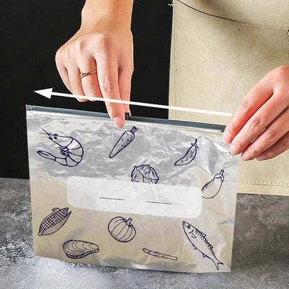 🔥Global Bestseller🍗 Limited-time offer!🥦Reusable Aluminum Storage Bags with Airtight Seals