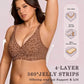 ⏳Time-Limited Special⏰Super Firming Wirefree Jelly Bra with Leopard Print 👍