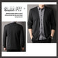 🔥Men's fake two-piece shirt collar knitted cardigan! 👔✨58% OFF!