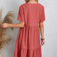 🎁Hot Sale 50% OFF⏳Retro V-neck Loose Casual Dress✨
