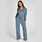 ☁️49% OFF!👍Women's 2 Piece Sets Outfits Casual Long Sleeve Sweatsuits Sets
