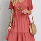 🎁Hot Sale 50% OFF⏳Retro V-neck Loose Casual Dress✨