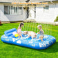 🥳2026 HOT SALE🥳💞50K+ SOLD!😎💦 50% OFF! Inflatable Tanning Pool Lounger – Smart spray cools you automatically. Detachable pillow, cup holders & safety handles. Holds 2 adults (350lb). Perfect for garden or beach! 🏖️🌞