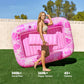 🥳2026 HOT SALE🥳💞50K+ SOLD!😎💦 50% OFF! Inflatable Tanning Pool Lounger – Smart spray cools you automatically. Detachable pillow, cup holders & safety handles. Holds 2 adults (350lb). Perfect for garden or beach! 🏖️🌞