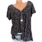 💎 50% OFF! 💎 Spring Floral Short Sleeve T-Shirt – V-Neck, Flowy & Wrinkle-Free for Effortless Summer Style 🌸👗