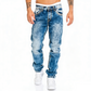 📢📢BIG SALE !!⏰Men's Fashion Creative Stretch Denim Jeans,Minimalist Style Suitable For Summer, Emo Style