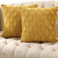 📢📢50% OFF !! ⏰Soft Plush Cushion Cover with Embroidered Geometric Diamond Pattern Minimalist Solid Color Throw Pillow