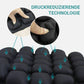 Pressure-reducing, shock-absorbing, breathable motorbike seat cushion