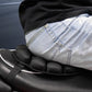 Pressure-reducing, shock-absorbing, breathable motorbike seat cushion