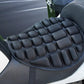 Pressure-reducing, shock-absorbing, breathable motorbike seat cushion