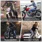 Pressure-reducing, shock-absorbing, breathable motorbike seat cushion