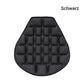 Pressure-reducing, shock-absorbing, breathable motorbike seat cushion