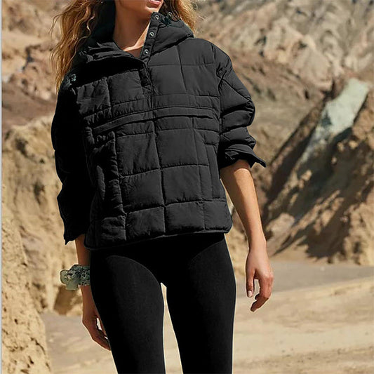 🌟Women's Warm and Loose Hooded Jacket💥Autumn and Winter Special Pre-sale
