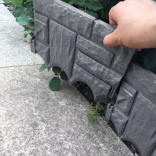 🔥Brick-look garden fence