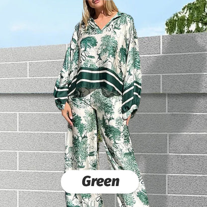 💥49% off for a limited time💥😍🌿The printed, loose-fitting suit for women in plus sizes💋.