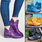 Women's Chic Comfortable PU Leather Boots with Side Zipper