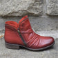 Women's Chic Comfortable PU Leather Boots with Side Zipper