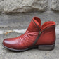 Women's Chic Comfortable PU Leather Boots with Side Zipper
