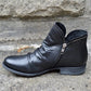 Women's Chic Comfortable PU Leather Boots with Side Zipper