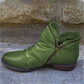 Women's Chic Comfortable PU Leather Boots with Side Zipper