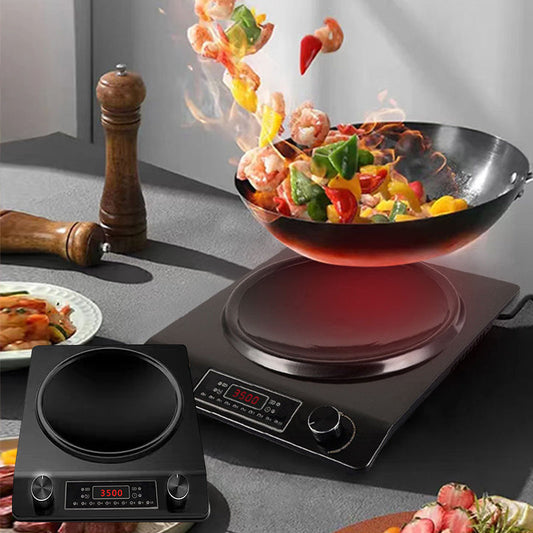 🔥Limited-time offer of 50% off - 3500-watt induction hob, 10 temperature settings