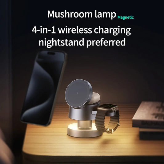 🔥Hot Sale 50％🔥Mushroom Lamp Wireless Charging Station ✈ Free shipping🔥