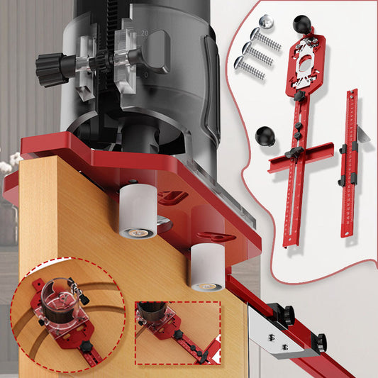 Adaptable Trimming Machine Slotted Base for Woodworking