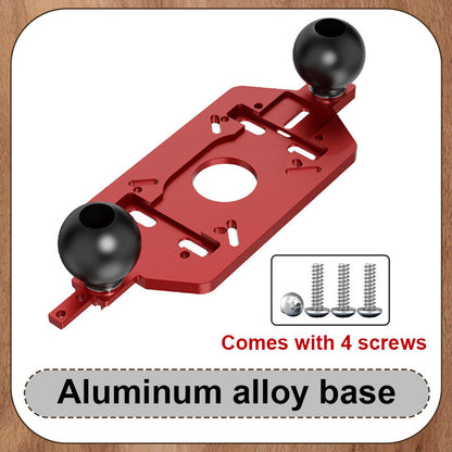 Adaptable Trimming Machine Slotted Base for Woodworking