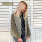 🎁 Hot Sale 49% OFF 🔥2025 New Women's Knit Patchwork Puffy Jacket