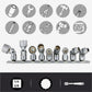 🔧12-Point Universal Joint Socket Set