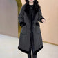 ❄️Winter Specials❄️ Women's Lapel Plaid Mid-Length Tweed Coat