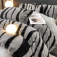 👍[High quality] 🔥Milk plush thick warm 4-piece bedding set