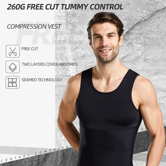 💎 50% OFF MEN'S SLIMMING UNDERSHIRT ! 💎 Tummy Control, Chest Support & Breathable Fabric ✨