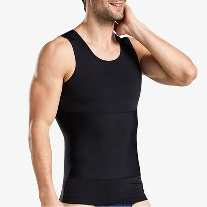 💎 50% OFF MEN'S SLIMMING UNDERSHIRT ! 💎 Tummy Control, Chest Support & Breathable Fabric ✨