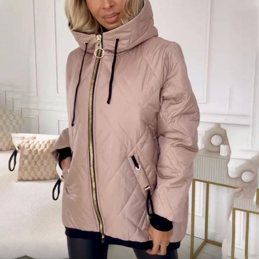 ✨️BIG SALE 49%OFF✨️ Women’s Fashionable High-neck Hip-length Parka Coat