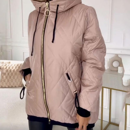 ✨️BIG SALE 49%OFF✨️ Women’s Fashionable High-neck Hip-length Parka Coat