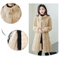 Women's Warm Fluffy Stand-Up Collar Coat