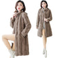 Women's Warm Fluffy Stand-Up Collar Coat