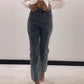 👖✨Women's Jeans With Shiny Rhinestones And Chic Slit✨