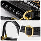 Women’s Luxury 3-Compartment Handbag with Shoulder Strap