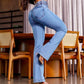 👖Women‘s Stretch Flare Jeans – High Waist, Body-Hugging Fit & Retro Style ✨