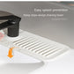 🚰💧Kitchen Bathroom Faucet Sink Splash Guard Mat, Silicone Faucet Base Drip Catcher Mat, Thickened Water‑proof Drain Pad for Faucet Bottom