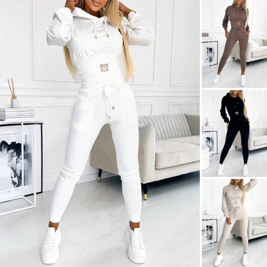 🌸2025 HOT SALE -54%OFF Women's Two-Piece Hooded Tracksuit Set