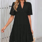 💥Last Day Special Sale 50% OFF💃Women's V-Neck A-Line Cutout Printed Dress